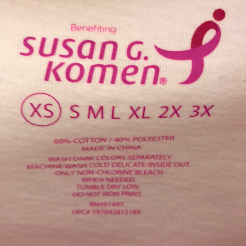 Hope In Pink Ringer Tee - Picture 3 of 3